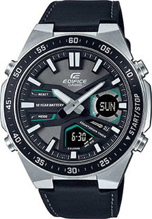 Японские наручные мужские часы Casio EFV-C110L-1AVEF. Коллекция Edifice