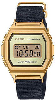 Японские наручные мужские часы Casio A1000MGN-9ER. Коллекция Vintage