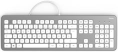 Клавиатура Hama KC-700 серебристый USB