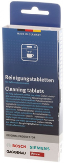Очищающие таблетки для кофемашин Bosch 00311969, от эфирных масел (упак.:10шт)