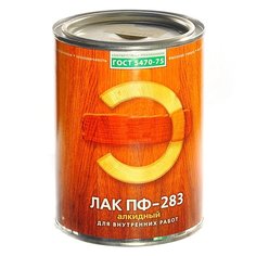 Лак Empils, ПФ-283, глянцевый, пентафталевый, прозрачный, для внутренних работ, 0.8 кг Эмпилс