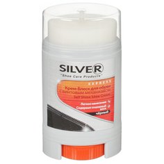Крем Silver, Comfort, для обуви, 50 мл, с губкой, черный, KS3008-01/KS2008-01
