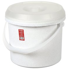 Ведро пластик, 15 л, с крышкой, хозяйственное, Darel, 20115