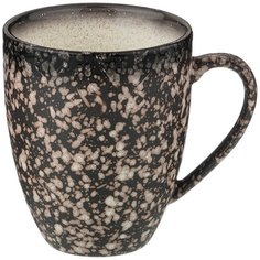 Кружка фарфор, 350 мл, Granit, Bronco, 62-107, черная
