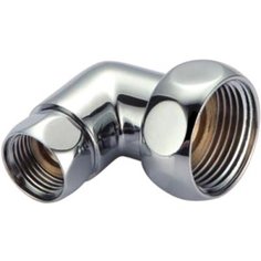 Американка для полотенцесушителя, 1"х1", Г-Г, хром, угловая, 2 шт, Frap, F443.0606