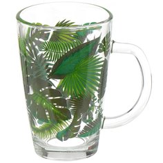 Кружка стекло, 300 мл, Тропики, Декостек, 334-Д