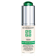 Уход за кожей вокруг глаз GIVENCHY Сыворотка-детокс для сохранения молодости кожи для области вокруг глаз Vaxin For Youth City Skin Solution