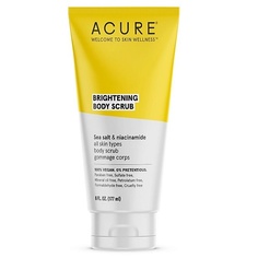 ACURE Скраб для тела питательный с морской солью и ниацинамидами Brightening