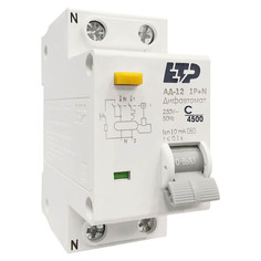 Автоматы защиты выключатель дифференциального тока ETP 1P+N 16А тип АС 10 мА 4,5 кА