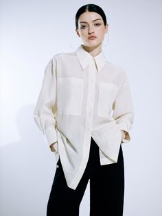 Объемная оверсайз рубашка Charuel