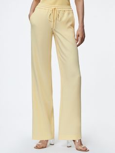 Брюки прямого кроя на завязках Charuel