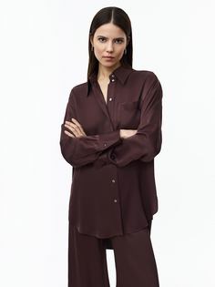 Оверсайз рубашка из вискозы Charuel