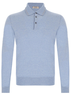 Поло из хлопка и кашемира Fioroni Cashmere