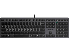 Клавиатура A4Tech Fstyler FX60H USB Slim Multimedia LED Grey-White