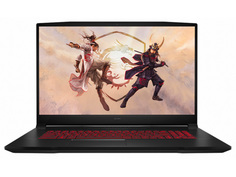 Ноутбук MSI Katana GF76 11UD-266 9S7-17L212-266 (Intel Core i5-11400H 2.7GHz/16384Mb/512Gb SSD/nVidia GeForce RTX 3050 4096Mb/Wi-Fi/Cam/17.3/1920x1080/No OS)