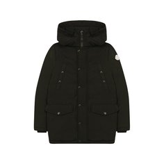 Пуховая парка с капюшоном Moncler Enfant