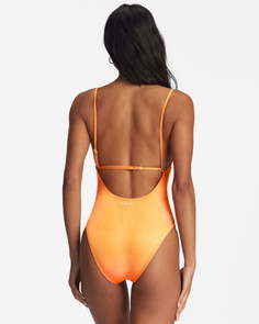 Женский Слитный Купальник Sol Searcher Orange Crush Billabong