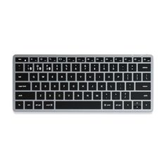 Клавиатура Satechi Slim X1 Bluetooth Backlit Keyboard, серый космос