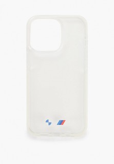 Чехол для iPhone BMW 13 Pro M-Collection PC/TPU Hard Transp/White TPE edges