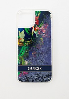 Чехол для iPhone Guess 14 Plus с жидкими блестками