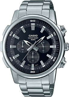 Японские наручные мужские часы Casio MTP-E505D-1A. Коллекция Analog