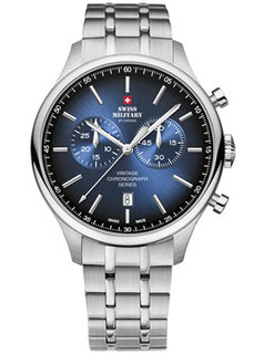 Швейцарские наручные мужские часы Swiss Military SM30192.07. Коллекция Vintage