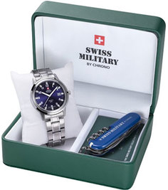 Швейцарские наручные мужские часы Swiss Military SMP36004.03. Коллекция Classic