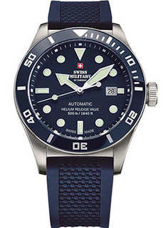 Швейцарские наручные мужские часы Swiss Military SMA34075.07. Коллекция Diver