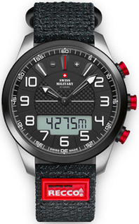 Швейцарские наручные мужские часы Swiss Military SM34061.01.R. Коллекция Multifunction Outdoor