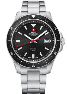 Швейцарские наручные мужские часы Swiss Military SM34082.01. Коллекция Sports