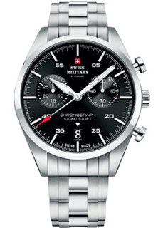 Швейцарские наручные мужские часы Swiss Military SM34090.01. Коллекция Elegant Sports
