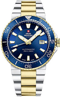 Швейцарские наручные мужские часы Swiss Military SMA34086.03. Коллекция Automatic Dive