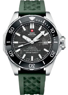 Швейцарские наручные мужские часы Swiss Military SMA34092.09. Коллекция Diver 1000m