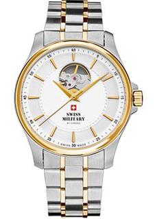 Швейцарские наручные мужские часы Swiss Military SMA34050.03. Коллекция Automatic Open Heart