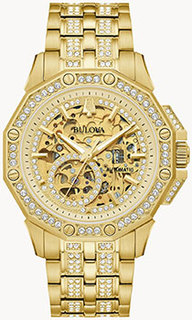 Японские наручные мужские часы Bulova 98A292. Коллекция Octava