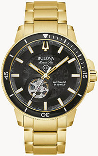 Японские наручные мужские часы Bulova 97A174. Коллекция Marine Star