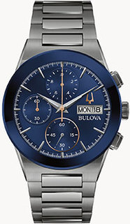 Японские наручные мужские часы Bulova 98C143. Коллекция Millennia