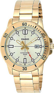 Японские наручные мужские часы Casio MTP-VD01G-9E. Коллекция Analog