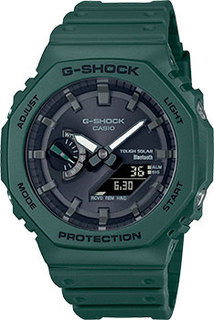 Японские наручные мужские часы Casio GA-B2100-3A. Коллекция G-Shock