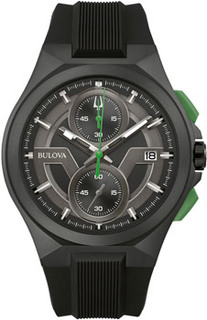Японские наручные мужские часы Bulova 98B381. Коллекция Maquina