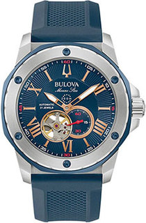 Японские наручные мужские часы Bulova 98A282. Коллекция Marine Star