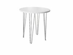 Стол обеденный круглый TLC-1.2 White In 2S/C Хром 732*750*750 Bravo