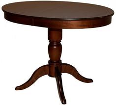 Стол Фламинго арт.06.06. Темный Орех 1100*1450/750 Bravo