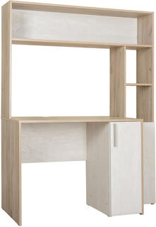 Комфорт Стол компьютерный 12.74 Дуб серый CRAFT K 002 PW,Шелковый камень К349 RT Bravo