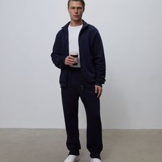 Брюки из хлопка с начесом 12 STOREEZ