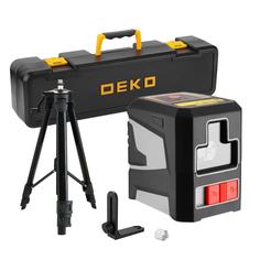 Уровень лазерный самовыравнивающийся в кейсе DEKO DKLL11 SET 2 PREMIUM со штативом 1 м ДЕКО