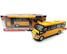Автобус школьный инерционный на бат(свет,звук)в коробке открываются двери,звук мотора,свет маячков 671 Noname