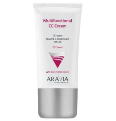 CC-крем защитный Aravia Professional SPF-20 Multifunctional CC Cream send 02, 150 мл