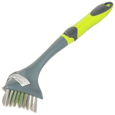 Щетка универсальная, пластик, 25х4 см, с ручкой, треугольная, с черенком, Y3-724