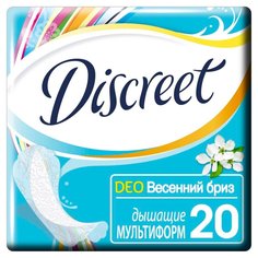 Прокладки женские Discreet, Deo Spring Breeze Single, ежедневные, 20 шт